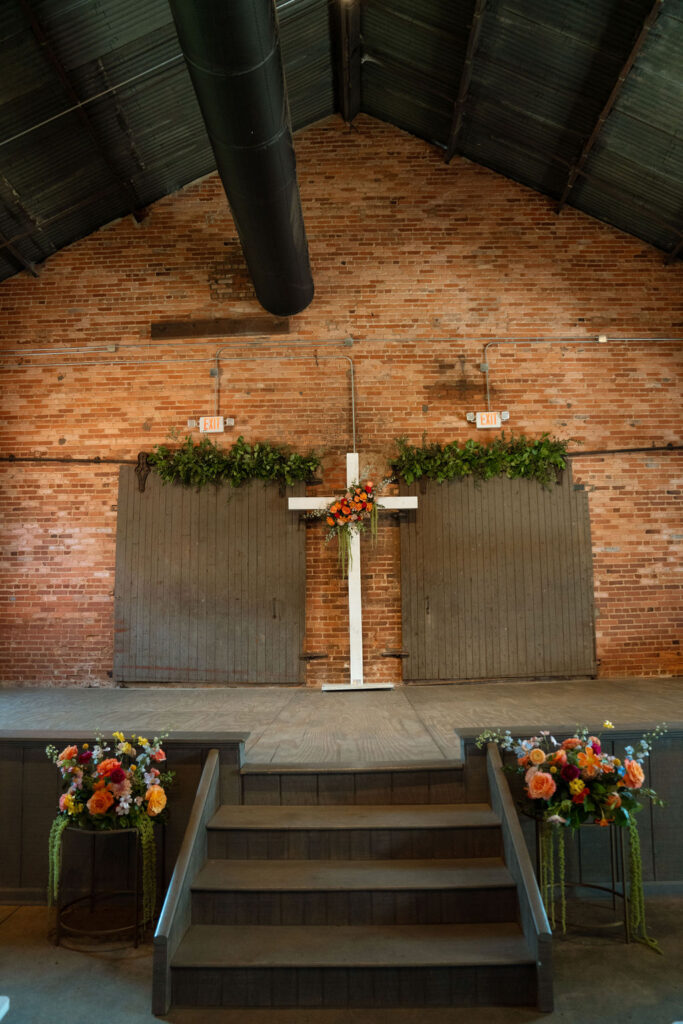 Empire Mills wedding ceremony location.
